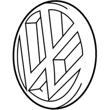 Volkswagen Eos Emblem - 1Q0-853-601-739