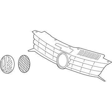 Volkswagen Eos Grille - 1Q0-853-651-AP-041