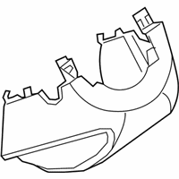 Volkswagen Steering Column Cover - 5C6-858-559-82V Lower Column Cover