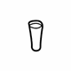 Volkswagen 3B0-713-169-2ZZ Shift Knob Sleeve Volkswagen 3B0-713-169-2ZZ Shift Knob Sleeve
