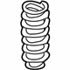 Volkswagen 1J0-511-115-AG Spring Volkswagen 1J0-511-115-AG Spring