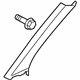 Volkswagen 1Q0-867-233-H-82V Windshield Pillar Trim Volkswagen 1Q0-867-233-H-82V Windshield Pillar Trim