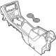 Volkswagen 2GJ-863-241-C-82V Front Console Volkswagen 2GJ-863-241-C-82V Front Console