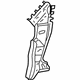 Volkswagen 1Y0-809-205-B Lower Pillar Reinforcement Volkswagen 1Y0-809-205-B Lower Pillar Reinforcement