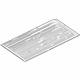 Volkswagen 721-801-411 Rear Floor Pan Volkswagen 721-801-411 Rear Floor Pan