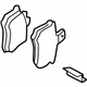Volkswagen 7D0-698-451-J Brake Pads Volkswagen 7D0-698-451-J Brake Pads