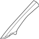 Volkswagen 5C5-867-287-D-82V Quarter Pillar Trim Volkswagen 5C5-867-287-D-82V Quarter Pillar Trim