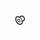 Volkswagen WHT-005-726 Hinge Cap Volkswagen WHT-005-726 Hinge Cap