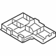 Volkswagen 7P0-937-211-A Relay & Fuse Plate Bracket Volkswagen 7P0-937-211-A Relay & Fuse Plate Bracket