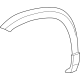 Volkswagen 2GJ-854-819-9B9 Wheel Opening Molding Volkswagen 2GJ-854-819-9B9 Wheel Opening Molding