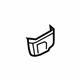 Volkswagen 1C0-858-099-C-2AQ Switch Housing Blank Cover Volkswagen 1C0-858-099-C-2AQ Switch Housing Blank Cover