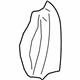 Volkswagen 5C6-881-775-AT Seat Back Pad Volkswagen 5C6-881-775-AT Seat Back Pad