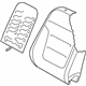 Volkswagen 7P6-881-805-CR-UFE Seat Back Cover Volkswagen 7P6-881-805-CR-UFE Seat Back Cover