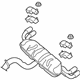 Volkswagen 5G6-253-609-AK Muffler Volkswagen 5G6-253-609-AK Muffler