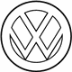 Volkswagen 7B0-853-630 Emblem Volkswagen 7B0-853-630 Emblem