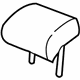 Volkswagen 5G0-885-902-P-LI8 Headrest, Center Volkswagen 5G0-885-902-P-LI8 Headrest, Center