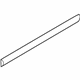 Volkswagen 561-853-753-A-2ZZ Side Molding Volkswagen 561-853-753-A-2ZZ Side Molding