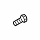Volkswagen N-104-165-02 Child Seat Bracket Bolt Volkswagen N-104-165-02 Child Seat Bracket Bolt