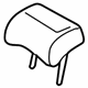Volkswagen 1K6-885-902-J-YCG Headrest, Center Volkswagen 1K6-885-902-J-YCG Headrest, Center