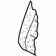 Volkswagen 1K0-885-775-AP Seat Back Pad Volkswagen 1K0-885-775-AP Seat Back Pad