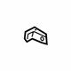Volkswagen 1J0-911-483 Adjust Arm Retainer Clip Volkswagen 1J0-911-483 Adjust Arm Retainer Clip