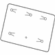 Volkswagen 7B0-885-755-A Seat Back Panel Volkswagen 7B0-885-755-A Seat Back Panel