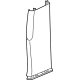Volkswagen 11K-867-291-4PK Lower Center Pillar Trim Volkswagen 11K-867-291-4PK Lower Center Pillar Trim