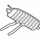 Volkswagen 7L6-253-609-AE Muffler Volkswagen 7L6-253-609-AE Muffler