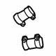 Volkswagen 3D0-253-141-D Rear Muffler Clamp Volkswagen 3D0-253-141-D Rear Muffler Clamp