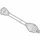 Volkswagen 8D0-407-451-QX Axle Assembly Volkswagen 8D0-407-451-QX Axle Assembly
