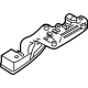 Volkswagen 5NL-853-231 Rear Trim Bracket Volkswagen 5NL-853-231 Rear Trim Bracket