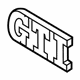 Volkswagen 5G0-853-679-P-WYR Nameplate Volkswagen 5G0-853-679-P-WYR Nameplate