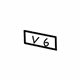 Volkswagen 3B0-853-675-C-739 Nameplate Volkswagen 3B0-853-675-C-739 Nameplate