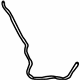 Volkswagen 7L6-819-037 Dash Shield Gasket Volkswagen 7L6-819-037 Dash Shield Gasket