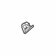 Volkswagen 17B-858-539 Glove Box Frame Lock Plate Volkswagen 17B-858-539 Glove Box Frame Lock Plate