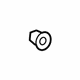 Volkswagen 7L6-867-837 Corner Cover Grommet Volkswagen 7L6-867-837 Corner Cover Grommet