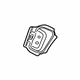Volkswagen 561-809-613 Striker Reinforcement Volkswagen 561-809-613 Striker Reinforcement