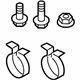 Volkswagen 5N0-075-701 Splash Guard Kit Hardware Kit Volkswagen 5N0-075-701 Splash Guard Kit Hardware Kit