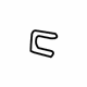 Volkswagen 357-837-242 Rod Clamp Volkswagen 357-837-242 Rod Clamp