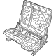 Volkswagen 3CM-885-063-B Seat Frame Volkswagen 3CM-885-063-B Seat Frame