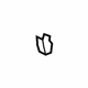 Volkswagen 7L0-867-208 Lower Center Pillar Trim Retainer Volkswagen 7L0-867-208 Lower Center Pillar Trim Retainer