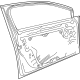 Volkswagen 5H4-831-055-M Door Shell Volkswagen 5H4-831-055-M Door Shell