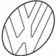 Volkswagen 3AE-853-617-FXC Emblem Volkswagen 3AE-853-617-FXC Emblem