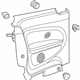 Volkswagen 5C5-867-043-CK-ICE Lower Quarter Trim Volkswagen 5C5-867-043-CK-ICE Lower Quarter Trim