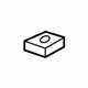 Volkswagen 7D0-804-689 Tow Eye Reinforcement Volkswagen 7D0-804-689 Tow Eye Reinforcement