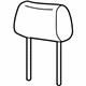 Volkswagen 1C0-881-901-AB-5QT Headrest Volkswagen 1C0-881-901-AB-5QT Headrest