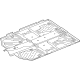 Volkswagen 1EA-803-205-E Floor Pan Volkswagen 1EA-803-205-E Floor Pan
