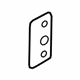 Volkswagen 1K0-831-287-B Lower Plate Volkswagen 1K0-831-287-B Lower Plate