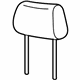 Volkswagen 1C0-881-901-BF-42T Headrest Volkswagen 1C0-881-901-BF-42T Headrest