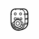 Volkswagen 7B0-253-147-B Converter & Pipe Retainer Ring Volkswagen 7B0-253-147-B Converter & Pipe Retainer Ring